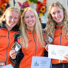 Wybrig, Rixt en Foke-Jil pakken de 3e prijs op de dames PC